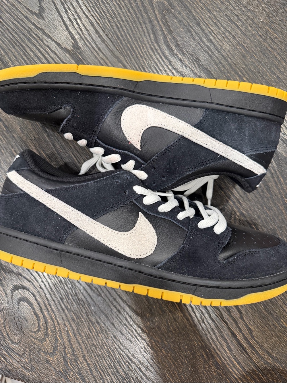 Size 12- Nike Dunk Pro SB Low Black White Gum